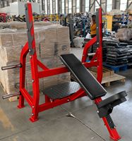 MRD Commercial Incline Bench Press Machine Heavy Duty Plate Loaded Upper Chest Trainer for Gym