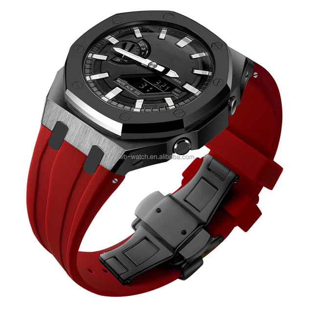 Original Mod Kit Ga2100 Metal Rubber Watch Band 316L Stainless Steel Watch Case for OAK G Shock  Ga2100
