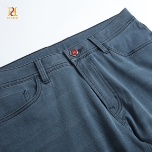 Pantalones Vaqueros de Hombre Estilo Polo, Lavado Vintage, Corte Recto, Moda Urbana, Casual de Negocios, Golf, Ocio, con Bordado - Product Image 3