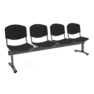 Asientos de Banco Modernos de Plástico para Sala de Espera de Aeropuerto, Hospital o Escuela, Tres en Uno - Product Image 4