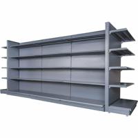 Étagères en acier robuste, étagères métalliques, type ouvert, réglables, étagères industrielles pour supermarchés