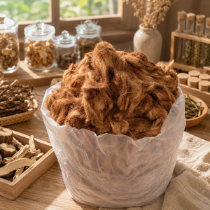 Fibre de rhizome de Cibotium Barometz 100% séchée Wild Harvest, ingrédient botanique naturel de qualité alimentaire, durée de conservation de 2 ans, exportation - Product Image 1