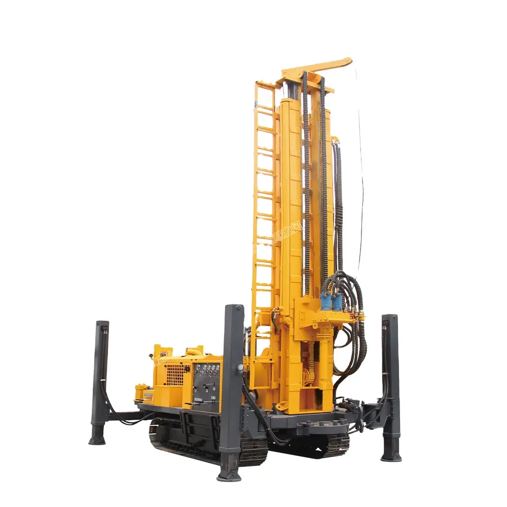 300 Meters Pneumatic crawler mounted water well drilling machine Tunnel drilling rig