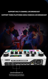 Carte son professionnelle Huayi Voice X7 avec connexion Bluetooth <span class=keywords><strong>pour</strong></span> studio d'enregistrement, carte son live, équipement de <span class=keywords><strong>podcast</strong></span> - Product Image 2