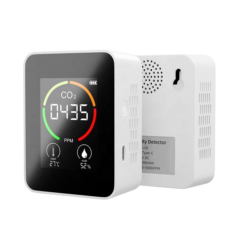 Professional Air Quality Monitor Detector Smart Vocht CO2 Meter 400-5000PPM Multifunctional CO2 Sensor