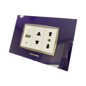 Chất lượng cao 118 loại điện PC chất liệu tường chuyển đổi với phẳng thiết kế thiết lập lại bao gồm <span class=keywords><strong>2</strong></span> AC cửa hàng - Product Image 3