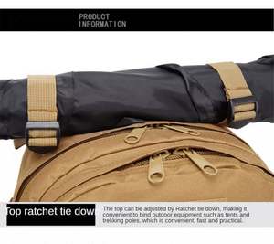 Mochila Deportiva para Exteriores, Unisex, para Camping, Senderismo, Viajes, Escalada, Impermeable, de Poliéster, con Cierre de Cremallera, Capacidad de 36-55L, Cómoda - Product Image 6