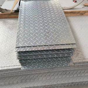 Placa de acero a cuadros de carbono MS laminada en caliente ASTM A36 SS400 Q235b hoja de hierro 4mm 5mm 6mm 8mm hoja de placa de acero gruesa - Product Image 6