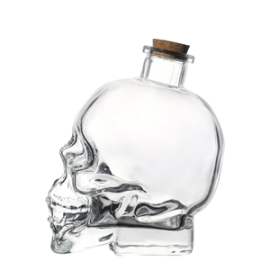 Fairly Odd Novelties Glass <strong>Skull</strong> Decanter - Fill It Up W/ Wine, Beer or Liquor, 125ml, Clear - Product Image 1