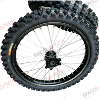 Ensemble de roues avant et arrière Sur-Ron Ultra Bee 21/18 pouces, rayons haute résistance, prêts à l'emploi, stabilité améliorée pour la conduite tout-terrain