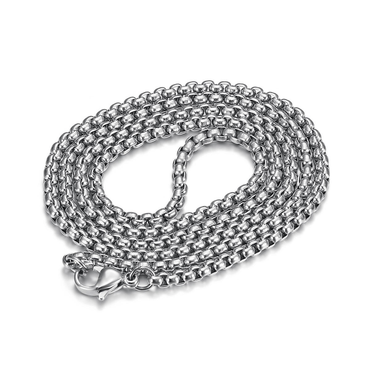 Chaîne en argent 3mm*60cm
