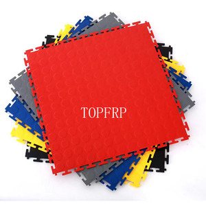 Anti-slip Garage Floor Mat PVC Vinyl Dance Room Interlocking Flooring Tiles - Product Image 1