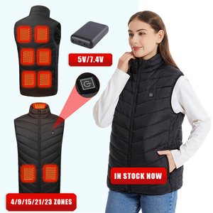 Hot Selling USB Heating <strong>Gilet</strong> 9 Zones Adjustable Light Weight Winter Heated Vest for Men - Product Image 1