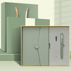 Factory <span class=keywords><strong>Promotion</strong></span> Hochwertiges A5 Softcover Journal Notebook-Set mit Stift und Box - Product Image 3