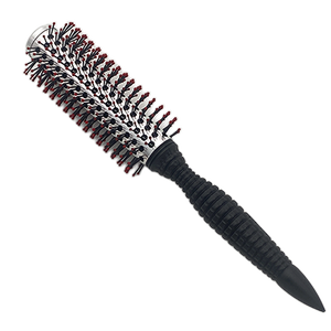 Nano <span class=keywords><strong>Thermal</strong></span> <span class=keywords><strong>Ceramic</strong></span> & Ionic Tech Brosse à cheveux ronde en poils de sanglier pour usage domestique-Redresser et boucler les cheveux avec brosse coiffante - Product Image 2