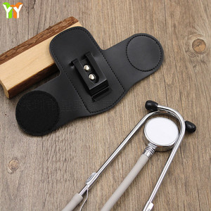 Étui pour stéthoscope médical Yuetsu, 200mm x 105mm, housse de rangement en cuir à fixation sur la taille pour médecins et infirmières - Product Image 2