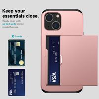 Étui mobile de fente pour carte populaire pour iPhone 16 15 Pro Max étui de téléphone portable TPU + PC avec accessoires de porte-carte pour iPhone 14 13 12