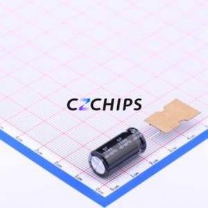 Condensador Electrolítico de Aluminio de Montaje Pasante GF1A222MG200B50CV016, D10xL20mm 2200uF 20% 10V 5mm - Product Image 2