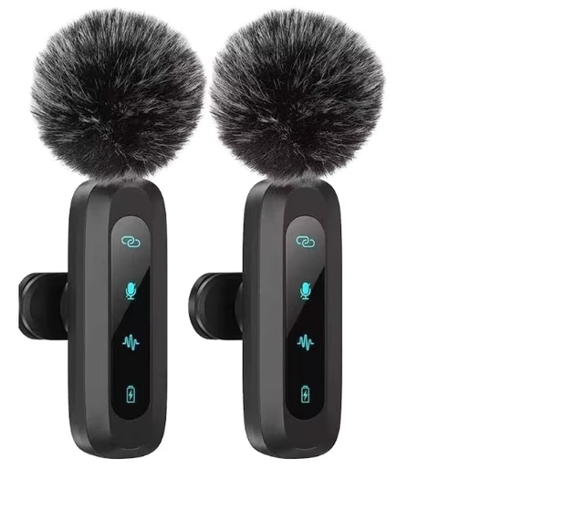 Portable USB Wireless Lavalier Microphone for iPhone Mini Live Interview & Gaming Type C Audio & Video Recording New Technology