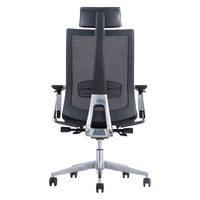 Chaise de bureau ergonomique confortable à haute stabilité, résistante à la déformation, chaise de direction, chaise de production, maille, Chine