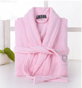 Set di <span class=keywords><strong>Accappatoi</strong></span> da Bagno di Lusso in Cotone all'Ingrosso, Accappatoio da Uomo in Morbida e Traspirante Spugna con Logo Ricamato Personalizzato - Product Image 4