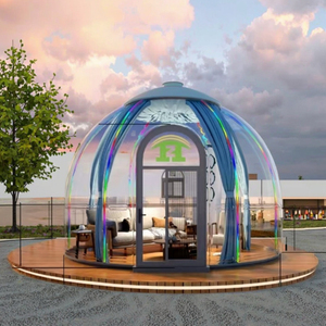 透明なバブル型星空ルーム 屋外パノラマ透明ドームテント ポリカーボネート星空観察ドームハウス - Product Image 3