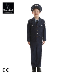 ODM vente entière haute qualité RAF pilote Costume pour enfants Cosplay uniforme Performance porter Halloween fête garçons RAF uniforme groupe d'âge enfants - Product Image 3