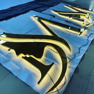 2023 Chinahoo Sign Board Outdoor Advertising Illuminated Light Led Channel Letter Custom Wall 3d Logo Sign