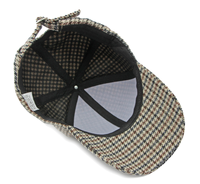 Casquette Trucker à 6 Panneaux Personnalisable avec Logo, Motif Damier Sportif, Boucle Métallique pour Événements Promotionnels d'Équipes Sportives en Plein Air – Vente en Gros