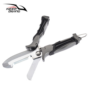 Cuchillo de Buceo Keep Diving, Acero Inoxidable 420, KF-961, Herramienta Multifuncional para Rescate Acuático y Corte de Cuerdas - Product Image 3