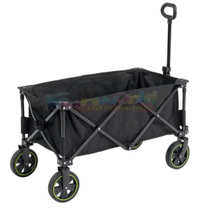 <span class=keywords><strong>Chariot</strong></span> de <span class=keywords><strong>plage</strong></span> de camping pliable de grande taille avec <span class=keywords><strong>roue</strong></span> de frein et de réservoir pour le shopping et le stockage - Product Image 4