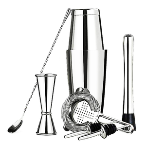 Meitian Wholesale Bartender Accessories Weighted Mixing Making <strong>Maker</strong> Boston <strong>Cocktail</strong> Shaker Bar Kit Gift <strong>Set</strong> - Product Image 5