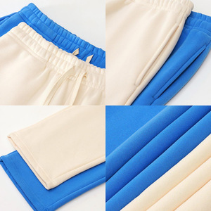 TKAN327 OEM pantalones de Jogger de algodón personalizados para hombre cintura elástica cintura media Casual Fitness al aire libre liso impreso logotipo bordado - Product Image 4