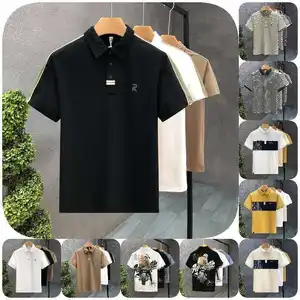 Venta al por mayor en blanco personalizado logotipo bordado hombres camiseta de alta calidad de algodón ropa de trabajo uniforme personalizado hombres polo