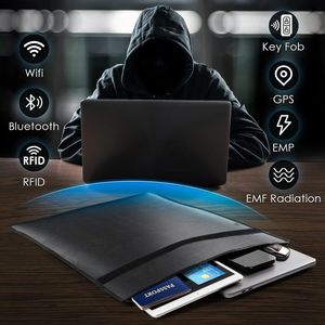 Bolsa de Faraday, 5 uds., <span class=keywords><strong>llaves</strong></span> de coche, bloqueador de señal ignífugo, soporte <span class=keywords><strong>para</strong></span> documentos, sobre antirrobo <span class=keywords><strong>para</strong></span> oficina, hogar, caja fuerte, archivo de dinero en efectivo - Product Image 2