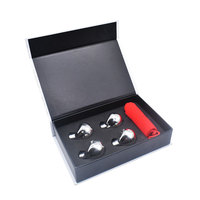 Gants de boxe de qualité supérieure en forme de pierres à whiskey-Glaçons en métal SS pour le refroidissement du vin et des boissons alcoolisées Ensemble de pierres à whisky en acier inoxydable