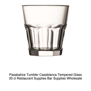 Vaso Pasabahce Casablanca de Vidrio Templado 20 cl, Suministros para Restaurantes, Suministros para Bares, Venta al por Mayor - Product Image 2