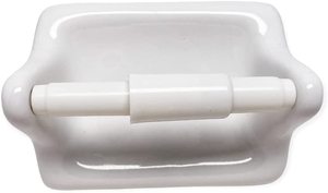 Porte-<span class=keywords><strong>papier</strong></span> toilette en céramique blanche émaillée, accessoire de salle de bain, porte-rouleau de <span class=keywords><strong>papier</strong></span> toilette en <span class=keywords><strong>porcelaine</strong></span>, en vrac - Product Image 4