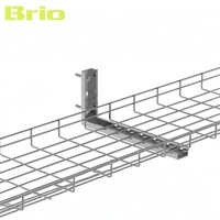 Panier de câblage en treillis métallique flexible, découpable et pliable pour le routage de câbles dans les bâtiments complexes