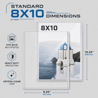 Clip de protection supérieur en PVC personnalisé de qualité supérieure 8x10 pouces avec impression sérigraphique pour cartes de visite