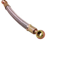 Mangueras de Freno Hidráulicas Flexibles de Alta y Baja Presión, Trenzadas, de Alta Calidad, Manguera de Freno Trenzada de Acero Inoxidable