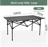 Table d'appoint carrée pliable pour le camping, structure en acier au carbone, compacte et portable, mobilier d'extérieur, table de voyage pour la plage, les fêtes et les pique-niques.