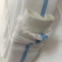 Double Jackets Polyester Pu Line 40mm 25mm 38mm 45mm 77mm Cotton Canvas Covered Used Fire Fighting Layflat Hose
