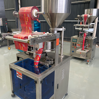 Machine d'emballage automatique électrique pour sachets de thé en granulés, poudre, riz, céréales, farine, sucre, noix, arachides, haricots, film plastique