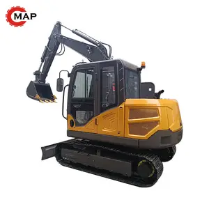 In Stock Original Mini Digger Machine Excavator Crawler Excavator With Extendable Track Flexible Joystick