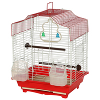 Cage à oiseaux en métal démarreur Complet petit oiseau canari finch cage blanche
