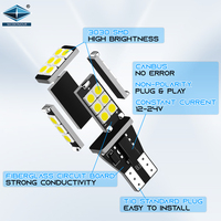 Nouvelle ampoule LED de recul super lumineuse 1300lm T15 Canbus 921 912 12V en aluminium 6000-6500K pour éclairage automobile