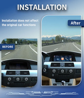 Lecteur multimédia de voiture 8.8 pouces pour BMW série 5 E60 E61 E62 E63 2005-2010 système Android WIFI SIM autoradio bluetooth