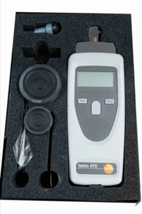 Kit de Tacómetro Testo 470 con Pantalla LCD IP66, Plástico ABS Original, Precio Bajo - Product Image 1
