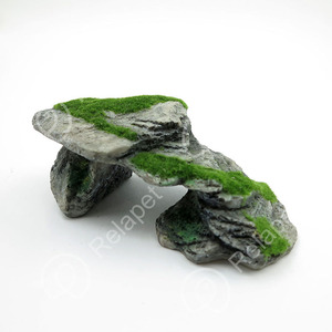 Rifugio in resina a forma di roccia <span class=keywords><strong>per</strong></span> rettili, decorazione <span class=keywords><strong>per</strong></span> <span class=keywords><strong>acquario</strong></span>, piattaforma <span class=keywords><strong>per</strong></span> il basking di pesci, lucertole, tartarughe, rifugio <span class=keywords><strong>per</strong></span> ragni e gechi - Product Image 6